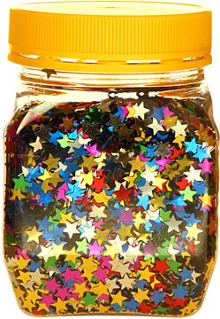 Confetti Sterren 6 Mm Kleuren Mix 130 G