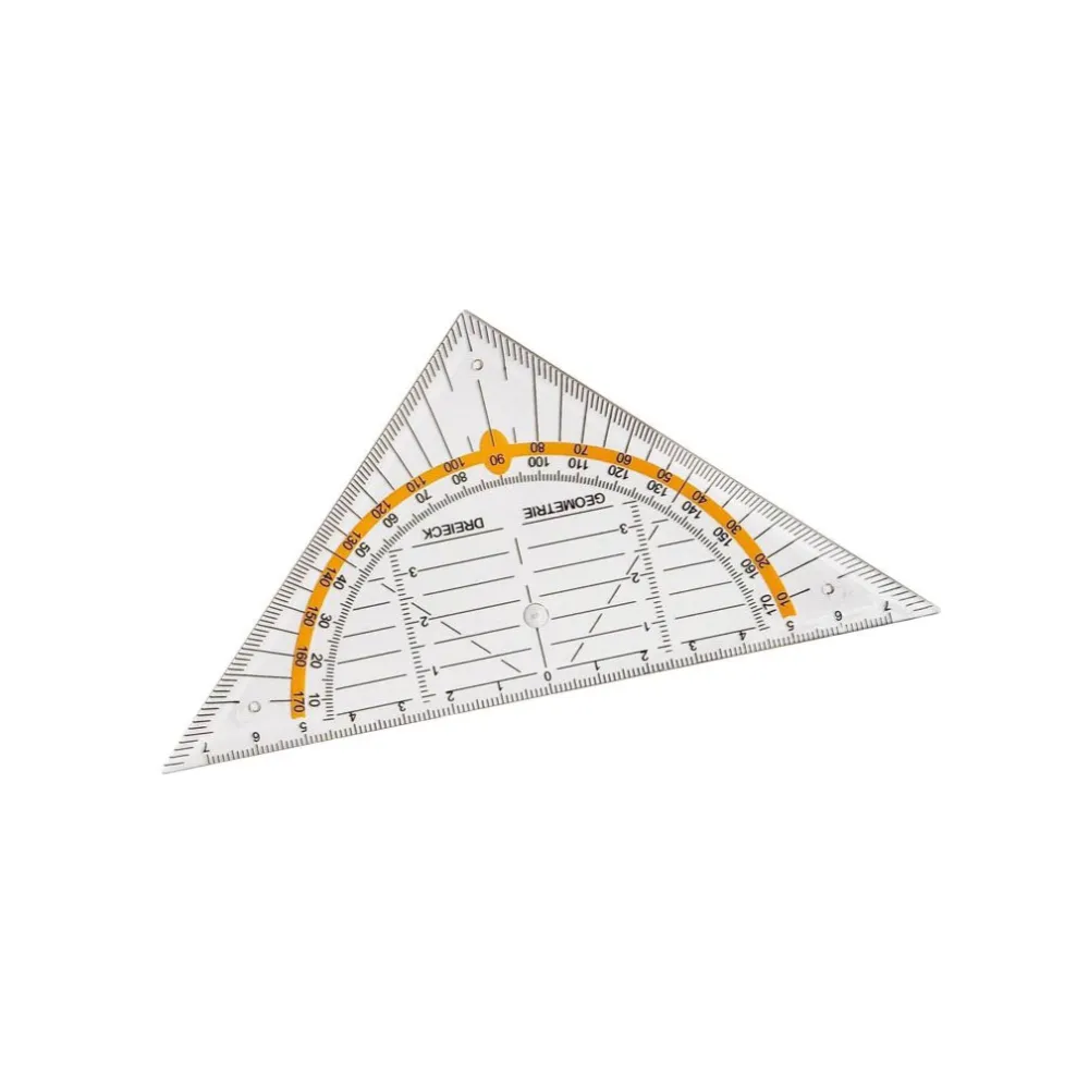 buigzame geodriehoek 16cm