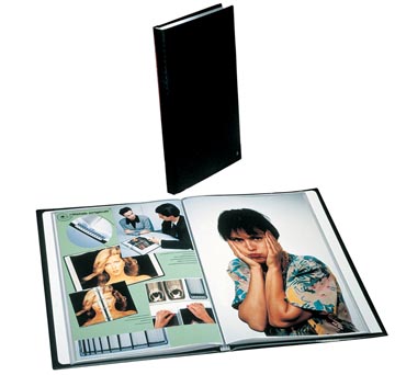 Rillstab Original Showalbum A4 80 Tassen Zwart