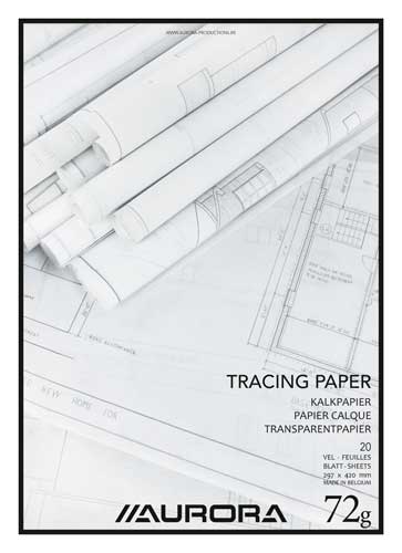 Bundel 20Bl. Kalkpapier A3, 70-75gr