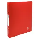 Ringband 2 Ringen 30 Mm Ondoorzichtig Hard Pp 10/10De (Met Rugetiket) - A4 Maxi - Rood