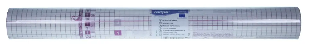 Sadipal - Transparante Zelfklevende Beschermfolie. Herpositioneerbaar 45Cmx25M