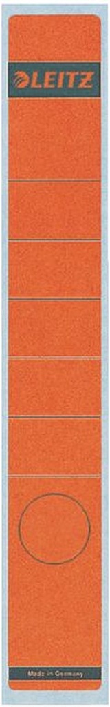 Rugetiketten 10 Stuks (Smal Lang, Rood)