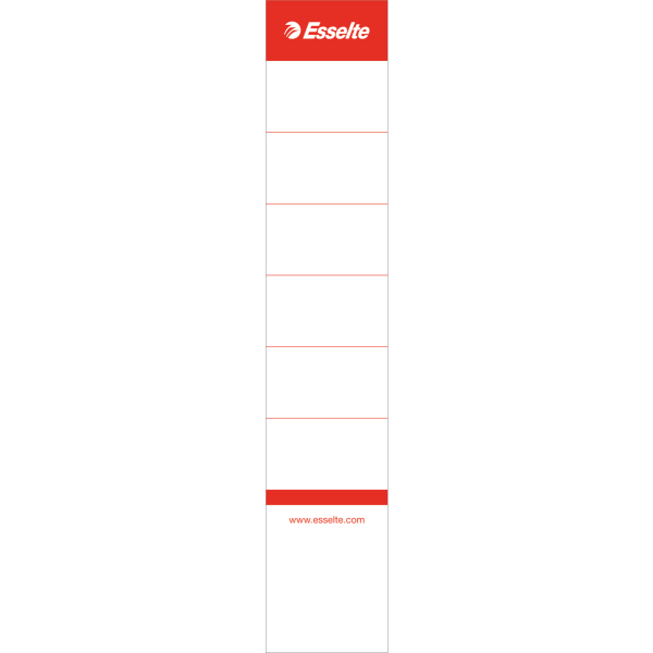 rugetiketten 10 stuks (zelfklevend-smal, wit)