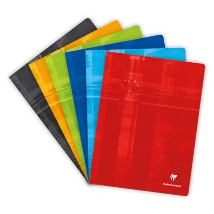 Clairfontaine Schrift, Geniet, 24X32Cm, Kantlijn, 48 Blad Q5X5Mm - Geassorteerde Kleuren