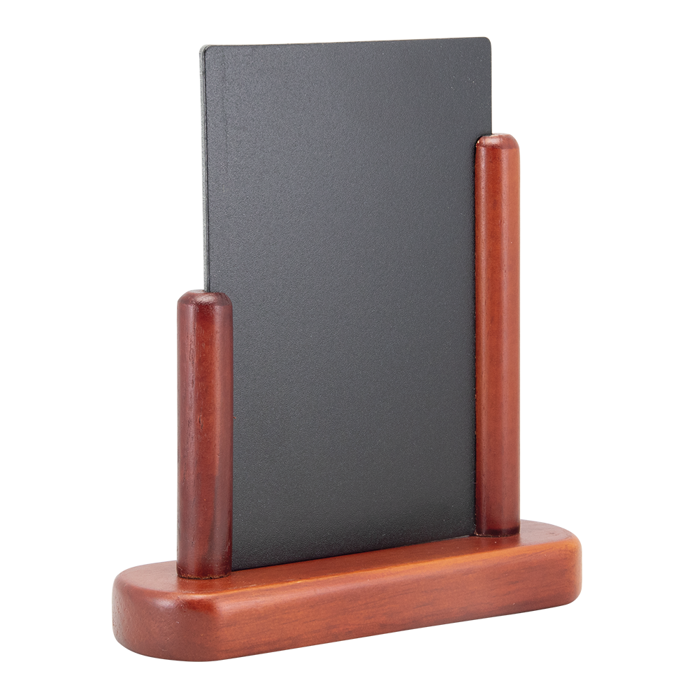Tafelkrijtbord Elegant A6 mahonie