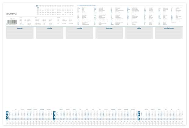 BUREELONDERLEGGER 40X60 NL 50BLZ