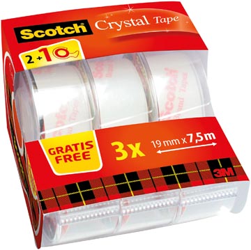 Caddy Pack Kleefb.Trans 7.5Mx19Mm 2+1Gra