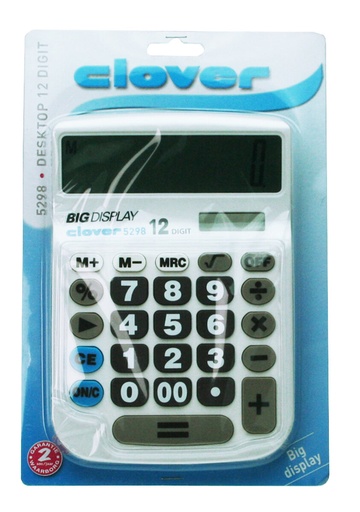 [5298100] clover desk big display 12digit