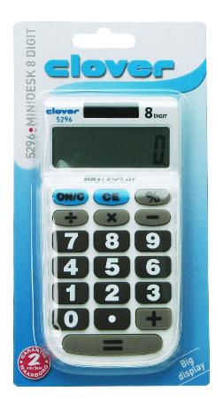 [5296100] clover pocket big display 8 digit