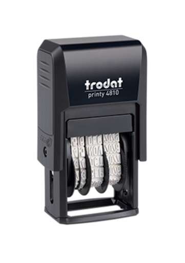 [4810NL] Datumstempel Trodat Printy 4810 tekst zwart