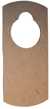 [63572] Deurplaatje Hout 10St 190X84X3