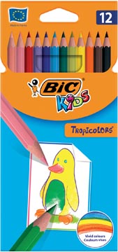 [832566] Doos 12 Kleurpotloden Tropicolors2