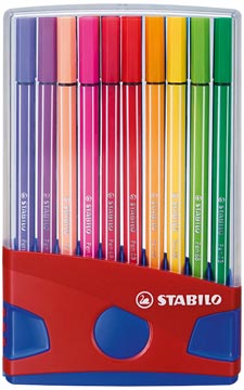 [6820-03] Doos 20 Stiften Stabilo-Pen 68 Color Parade