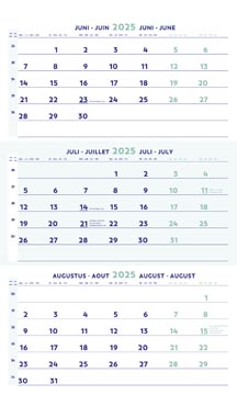 [185499000080] Brepols driemaandskalender 2027