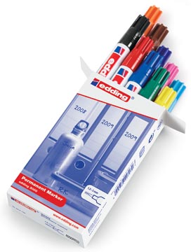 [300010S] DS 10 MARKERS 3000 ASS. EDDING