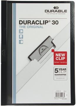 [D220001] DUR.DURACLIP ZWART ORIG.30 A4