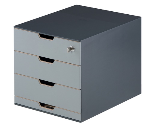 [D338558] Coffee Point Box Durable 3385-58 Antraciet-Lichtgrijs