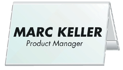 [D805119] Durable, Tafelnaambord 52/104X100Mm, Pvc, 25 Stuks