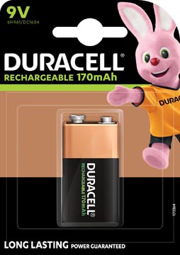 [HR9V] DURACELL HERLAADBAAR 6HR61/MN1604 9VOLT