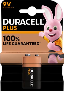 [MN1604] DURACELL PLUS 9 VOLT 6LR61 MN1604