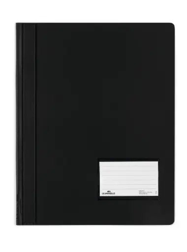 [D268001] Snelhechtmap Duralux® A4+ Translucent, Zwart