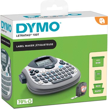 [S0758360] Dymo Letratag Lt100T Azerty