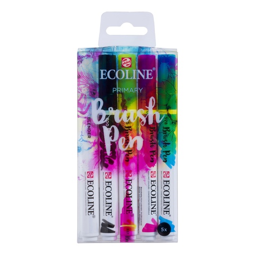 [11509900] ECOLINE BRUSH PEN PRIMARY SET