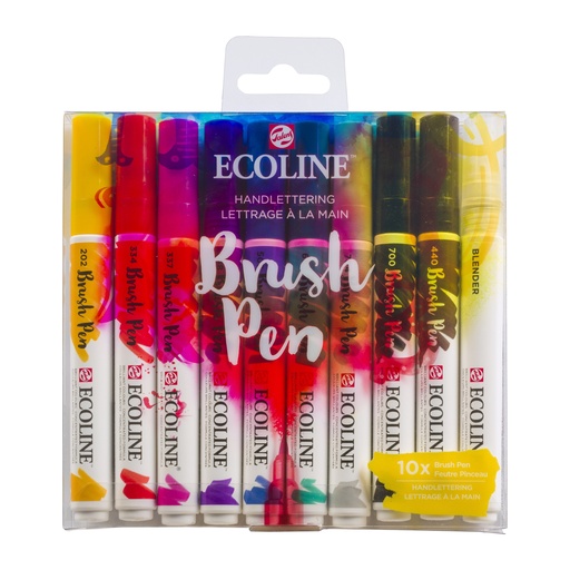 [11509800] ECOLINE BRUSH PEN SET 10 HANDLETTERING