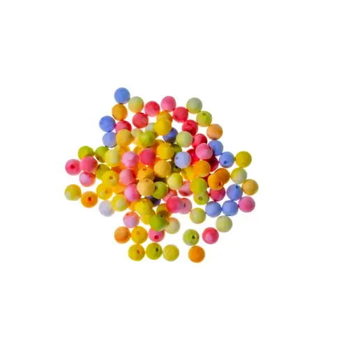 [14153] Zak Met 100 Watten Bollen Carnaval Mix 18 Mm