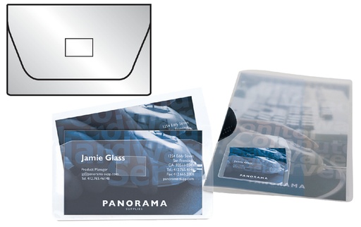 [6825-10] 10st. visitekaartpochetten zelfklevend