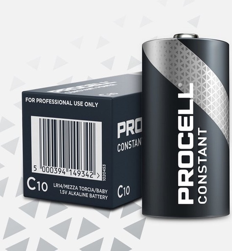 [LR140010] 10ST.C10-LR14 BATT.PROCELL ALKALI