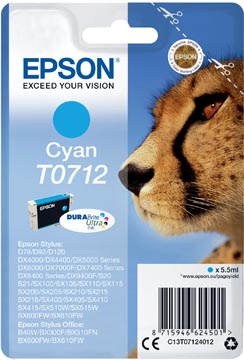 [EPST071240] EPSON T0712 DX4050 DURABRITE ULTRA CYAN