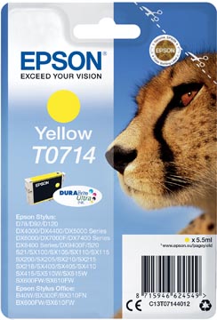 [EPST071440] Epson T0714 Dx4050 Durabrite Ultra Geel