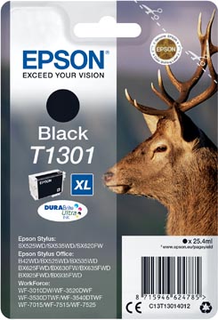[EPST13014010] EPSON T1301 CARTRIDGE BLACK BX625FWD