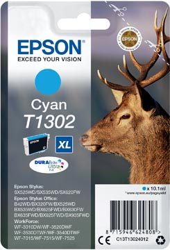 [EPST13024010] EPSON T1302 CARTRIDGE CYAN BX625FWD