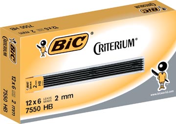 [7550HB] Etui 6 Minnen Bic 2Mm