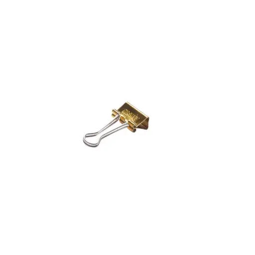 [2141992] foldback klem 12st goud 19mm
