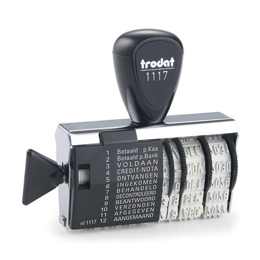 [1117NL] Formulestempel+Datum Trodat Nl
