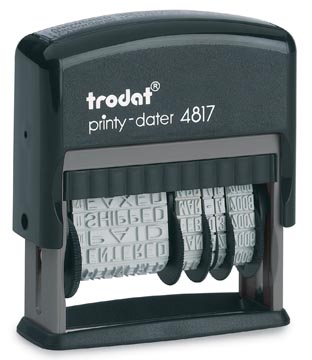 [4817FR] Franst.Datumstempel+Tekst Printy 3,8M