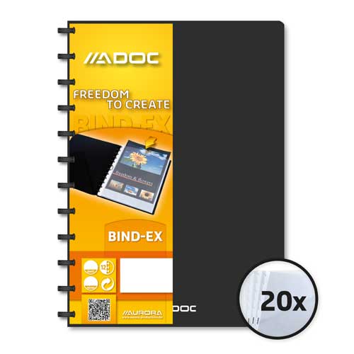 [5822700] F-SHOWMAP A4 ADOC 20P.ZWART 23.7X31