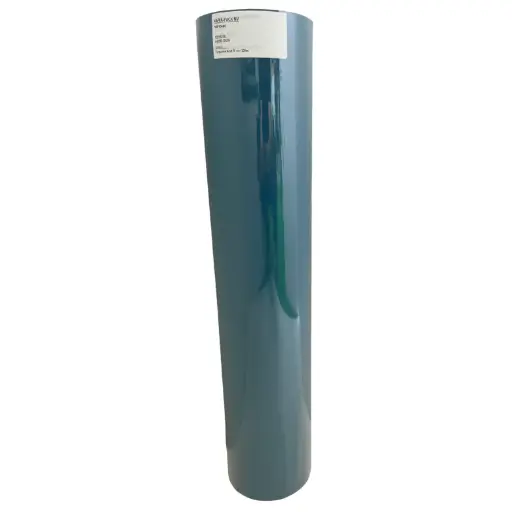 [15010400] Geschenkpapier bruine effen kraft 60gr - turkoois - 70cm x 200m