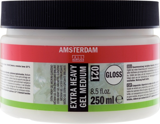 [24173021] extra heavy gel medium gloss 250ml