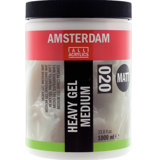 [24193020] Amsterdam Heavy Gel Medium Mat 020 Pot 1000 Ml