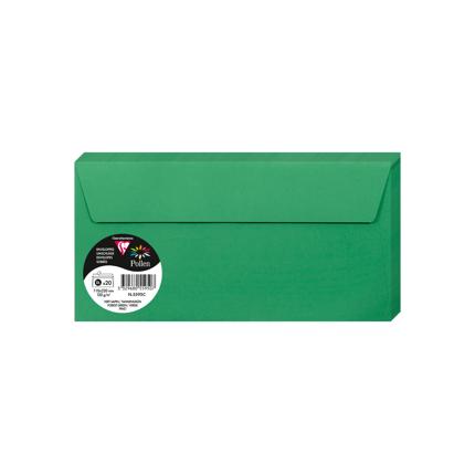 [5595] OMSLAGEN 20 STUKS (110X220MM) DENNENGROEN