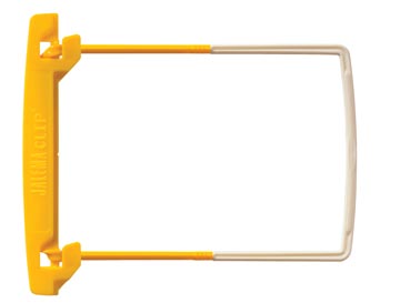 [5710000] Jalema Clips Doos 100 Geel/Wit