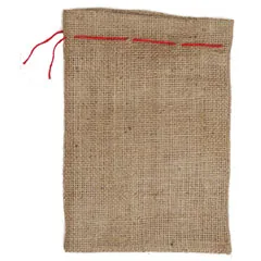 [J640] jute zak 17x25cm