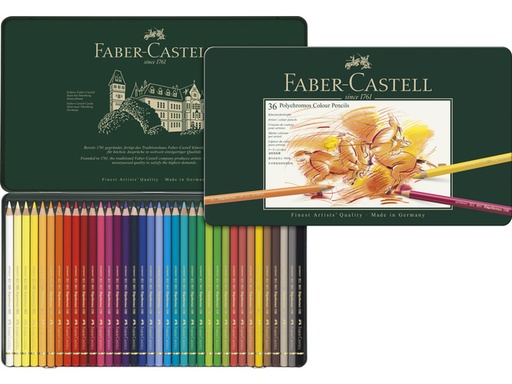 [FC-110036-A] Faber Castell Kleurpotlood Fc Polychromos Assorti Etui A 36 Stuks