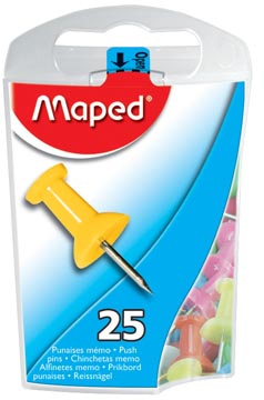 [345011] 25 Push Pins Kleur Ass Maped