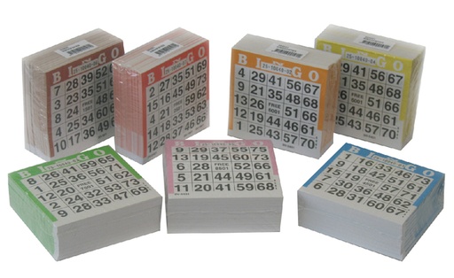 [360601] 25 Vel bingotickets 20 Blokjes